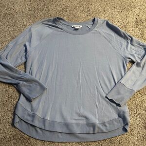 Athleta Light Blue Long Sleeve Tee